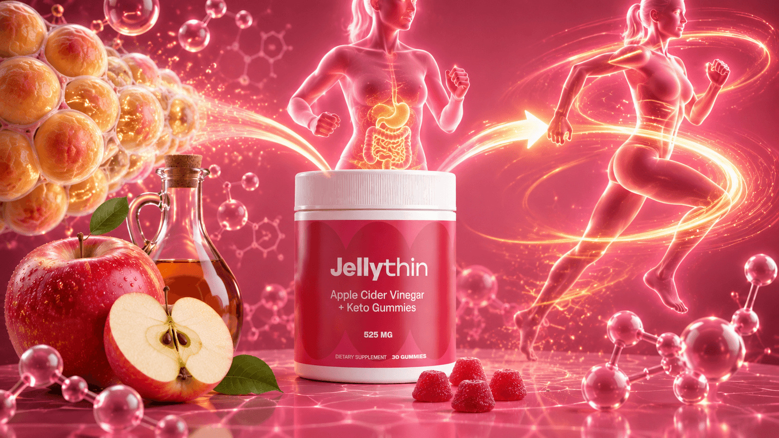 How JellyThin ACV keto gummies work inside the body for metabolism and weight loss